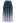 Blue Gradient Pleated Midi Skirt