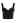 Solid Color Bustier Tank Top in Black