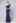 Ruffle One-Shoulder Mermaid Satin Gown in Navy