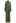 Full Pleated Plisse Shirt and Pants Set in Army Green