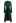Front Pleats Splicing Belted Hi-Lo Knit Dress in Dark Green