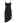 Ruched Drawstring Slit Hem Cami Dress in Black
