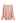 Boat Neck Batwing Sleeves Knit Top in Pink