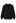 Pearl Decor Choker Neck Ribbed Knit Sweater in Black
