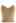 Cropped Knit Pearly Tank Top in Light Tan