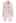 Wide Lapel Tie Waist Knit Cardigan in Pink