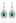 Raindrop Emerald Gem Earrings