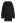 Lantern Sleeve Round Neck Ribbed Sweater Dress in Black