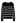 Versatile Round Neck Striped Knit Sweater in Black