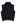 Solid Turtleneck Knit Vest in Black