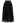 Glitter Swan Cloud Midi Skirt in Black