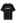 Paris Print Round Neck T-Shirt in Black