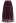 Fairy Plisse Mesh Tulle Midi Skirt in Plum