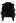 Tiered Ruffle Sleeves Spliced Knit Top in Black
