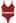 Plain Ribbed Lingerie Bra Top and Thong Set in Red