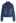 Bust Pocket Collared Denim Jacket in Dark Blue