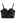 Butterfly Appliques Bustier Crop Top in Black