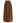 Ruched Waist Slit Maxi Skirt in Brown