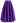 Noble Embossed Floral Jacquard Midi Skirt in Purple