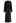 Sheer Spliced Wide-Leg Cropped Jumpsuit in Black