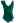 Braided Strap Ruffle Trim Swimsuit in Dark Green