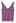 Tie-Shoulder V-Neck Tank Top in Purple