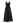 Twist Cutout Shirred Cami Maxi Dress in Black