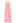 Halter Neck Self-Tie Pleated Jumpsuit in Pink