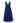 Crisscross Open Back Wrap Mesh Tulle Dress in Navy