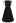 Tie-String Pleated Sleeveless Midi Dress in Black