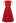 Tie-String Pleated Sleeveless Midi Dress in Red