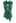 Lace-Up Deep V-Neck One-Piece Swimsuit in Green