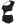 Ruffle One-Shoulder Cutout Swimsuit in Black