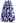 Indigo Vine Jacquard Organza Pleated Midi Skirt