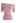 Folded Off-Shoulder Short-Sleeve Knit Top in Pink