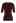 Faux Wrap Soft Mesh Elbow Sleeve Top in Burgundy