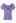 U-Shape Wide Collar Fitted Knit Top in Lilac