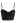 Tie Knot Cami Crop Top in Black