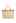 Tassel Trim Canvas Tote Bag in Grid