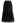 Panelled Pleated Mesh Tulle Midi Skirt in Black