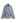 Collared Self-Tie Wrap Waffle Knit Cardigan in Grey