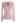 Notch Neckline Fitted Knit Top in Pink
