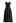 Glossy Double Strings Cami Dress in Black