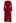 Crochet Lace Pleated Tiered Chiffon Maxi Dress in Red
