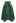 Glossy Leopard Jacquard Tie Waist Flare Midi Skirt in Green