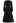 V-Neck Twisted Front Pleated Dress in Black