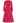 V-Neck Twisted Front Pleated Dress in Magenta