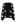 Halloween Ghost Patch Buttoned Knit Cardigan in Black Halloween Costumes