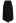 Buttoned Pleats Irregular Flap Midi Skirt in Black