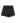 Irregular Hem Faux Leather Mini Skirt in Black
